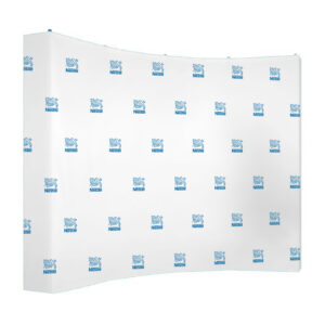 Step & Repeat Curved Splash Floor Display Wrap Kit (10 foot)